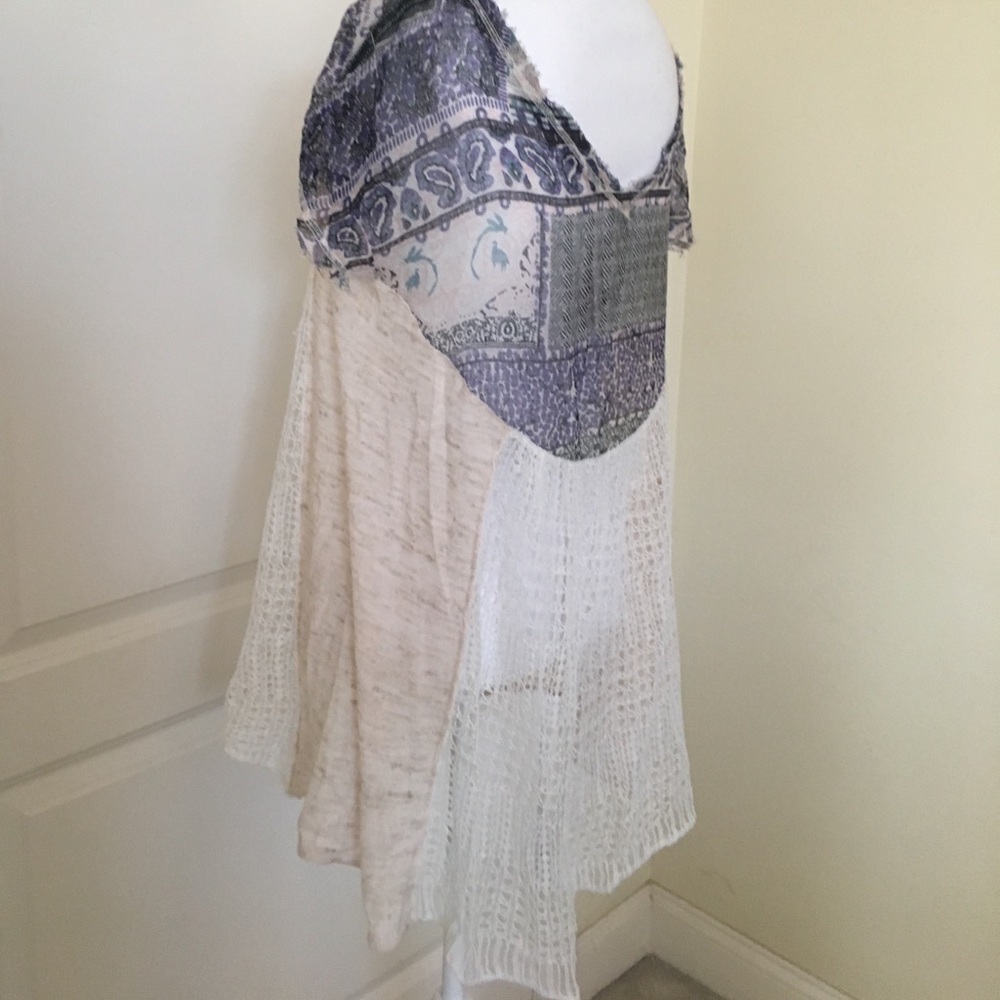 NWT Free People Women’s lilac comb Top‎ Size S - Picture 6 of 6